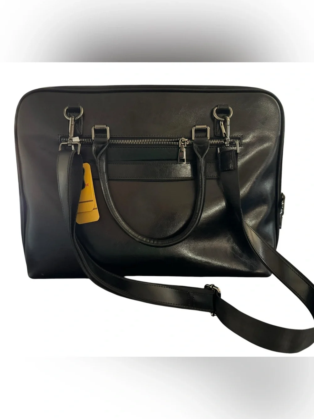 Blofinche Laptop Messenger shoulder bag leather new with tags